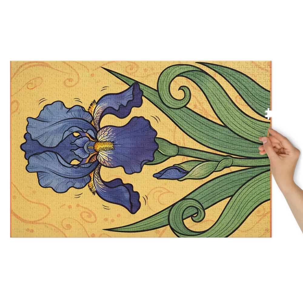 Art Nouveau Iris | Jigsaw Puzzles
