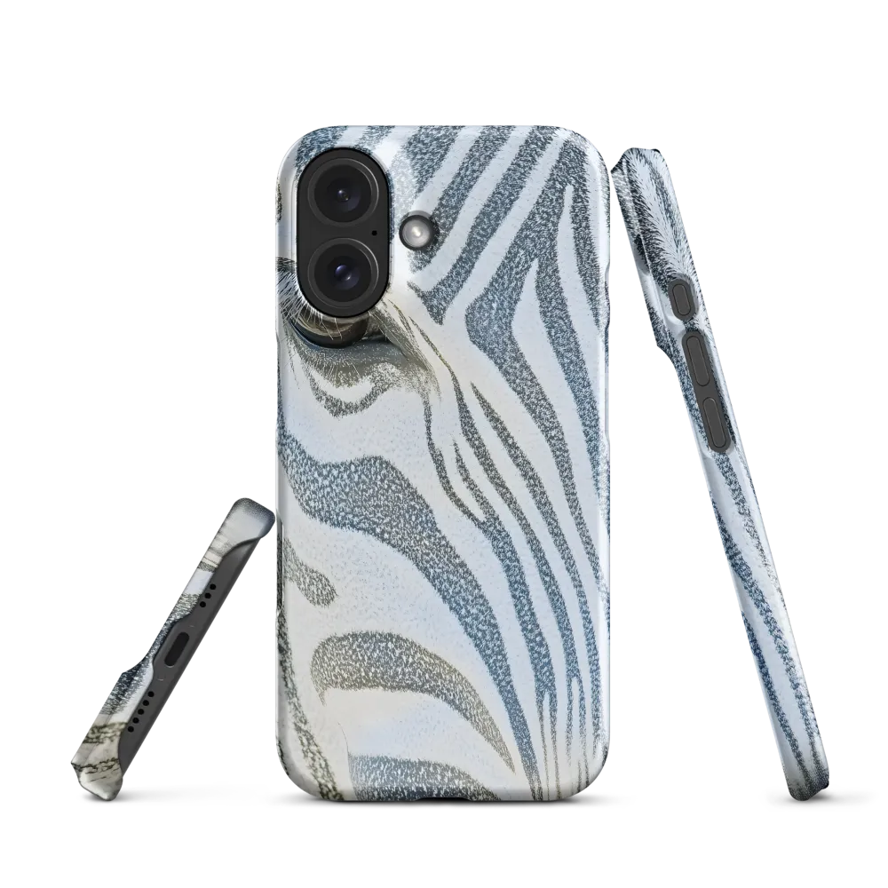 Zebra's Gaze 
 iPhone 15 Plus | Snap Case