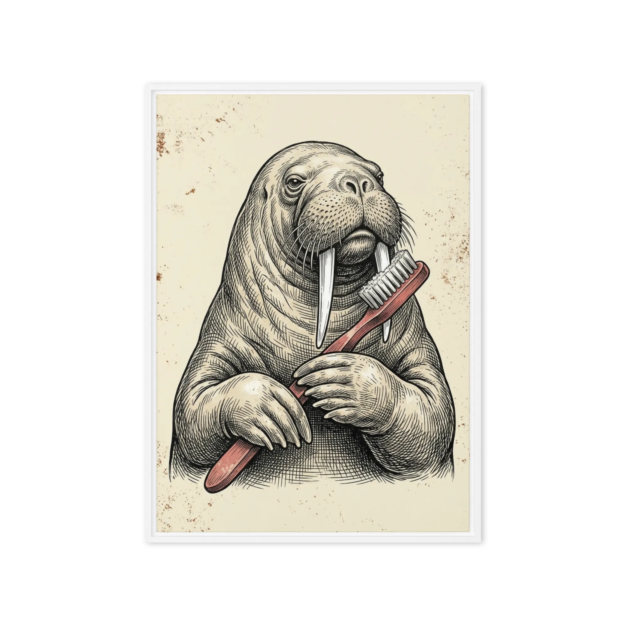The Walrus's Dental Routine