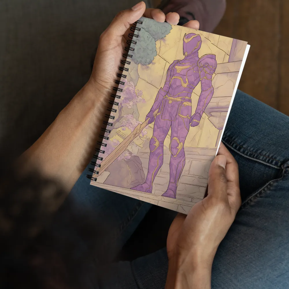 The Violet Guardian 
 Spiral Notebook | 140 pages