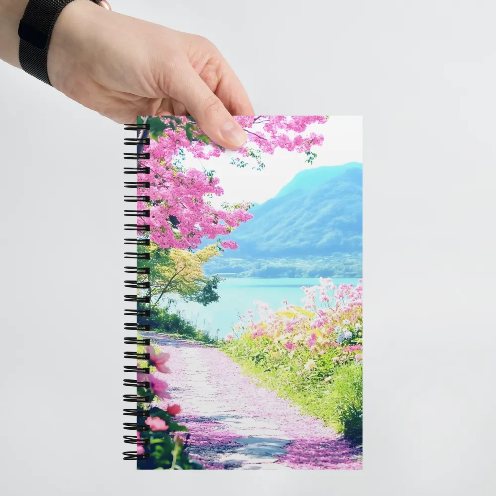 Petal Path Serenity 
 Spiral Notebook | 140 pages