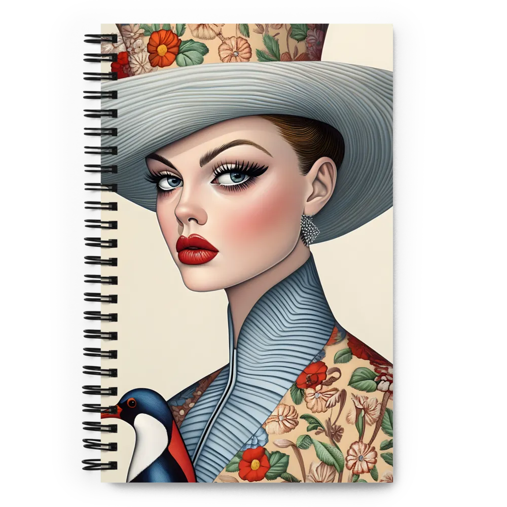The Floral Milliner 
 Spiral Notebook | 140 pages