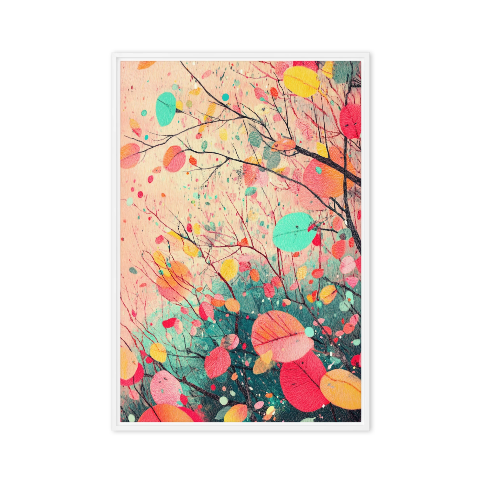 Vibrant Branch Dance | Art Print