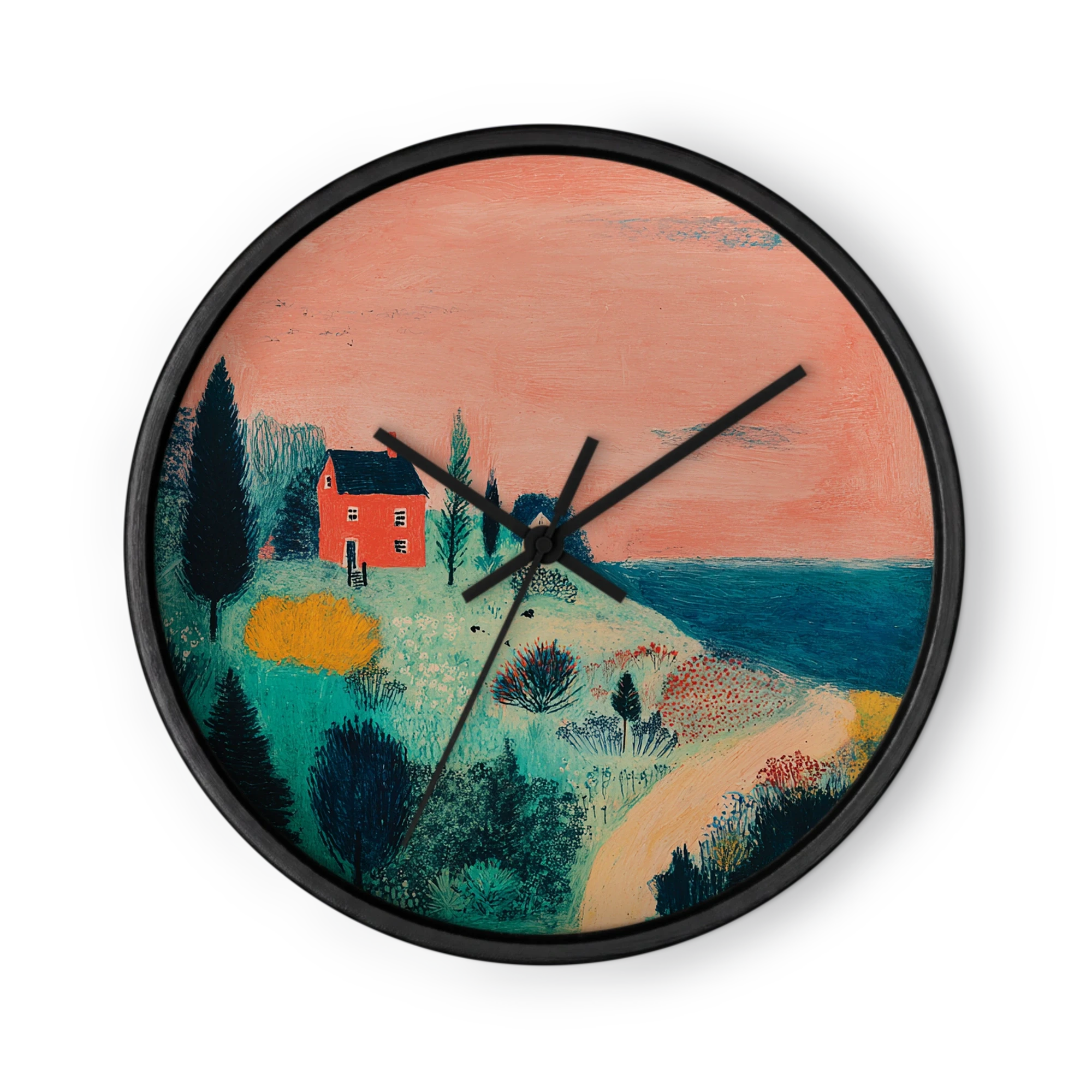 Red Cottage by the Sea