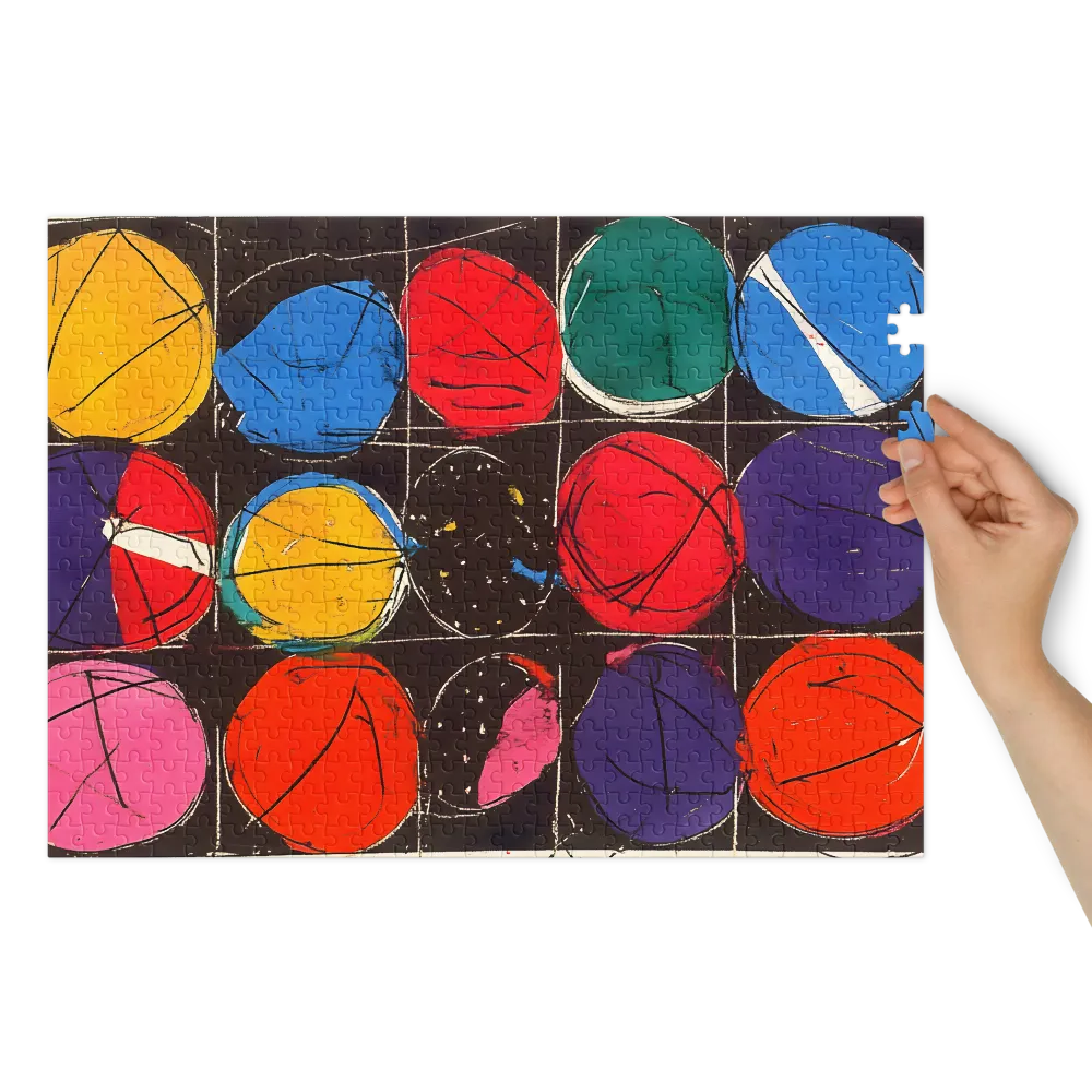 Abstract Geometric Circles Design | Jigsaw Puzzle (252/520 pieces)