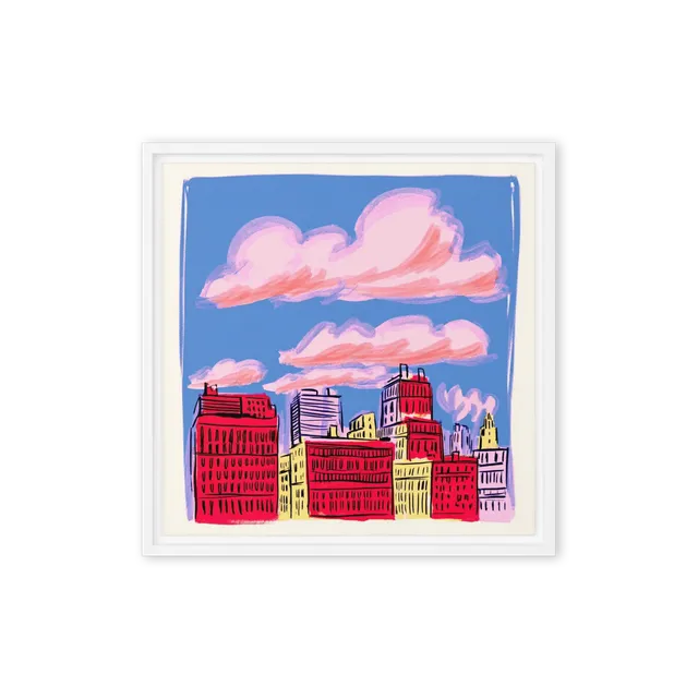 Pink Cloud Skyline | Art Print
