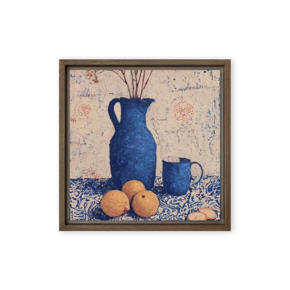 Cobalt Blue Still Life 
 Canvas | 8″x 8″