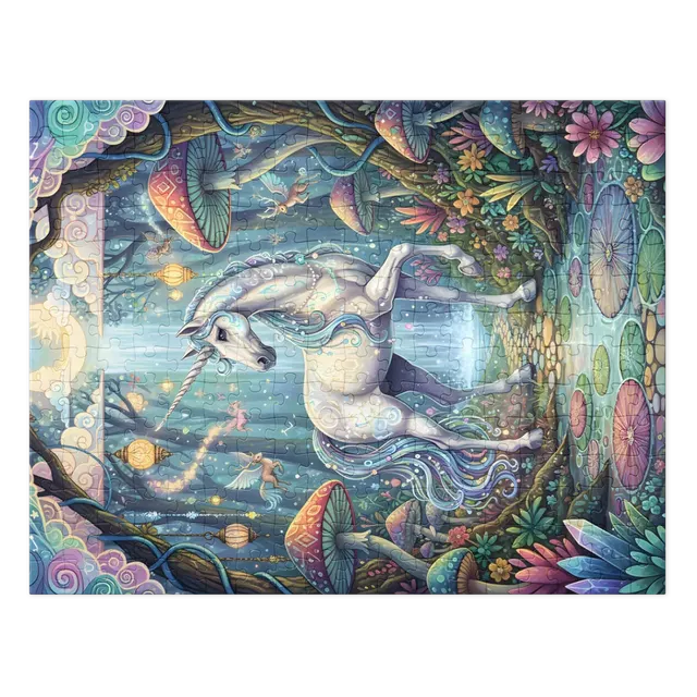 Moonlit Forest Unicorn | Jigsaw Puzzles