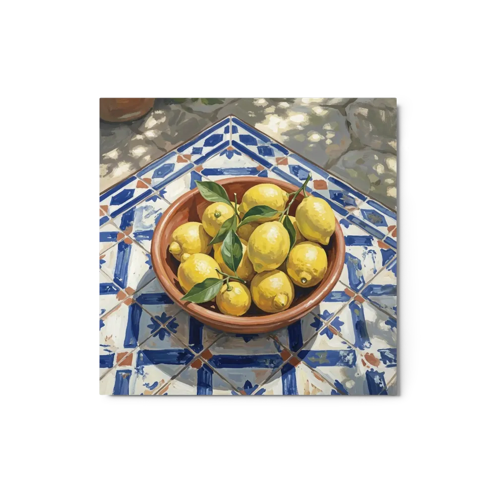 Mediterranean Still Life with Lemons | Art Print
