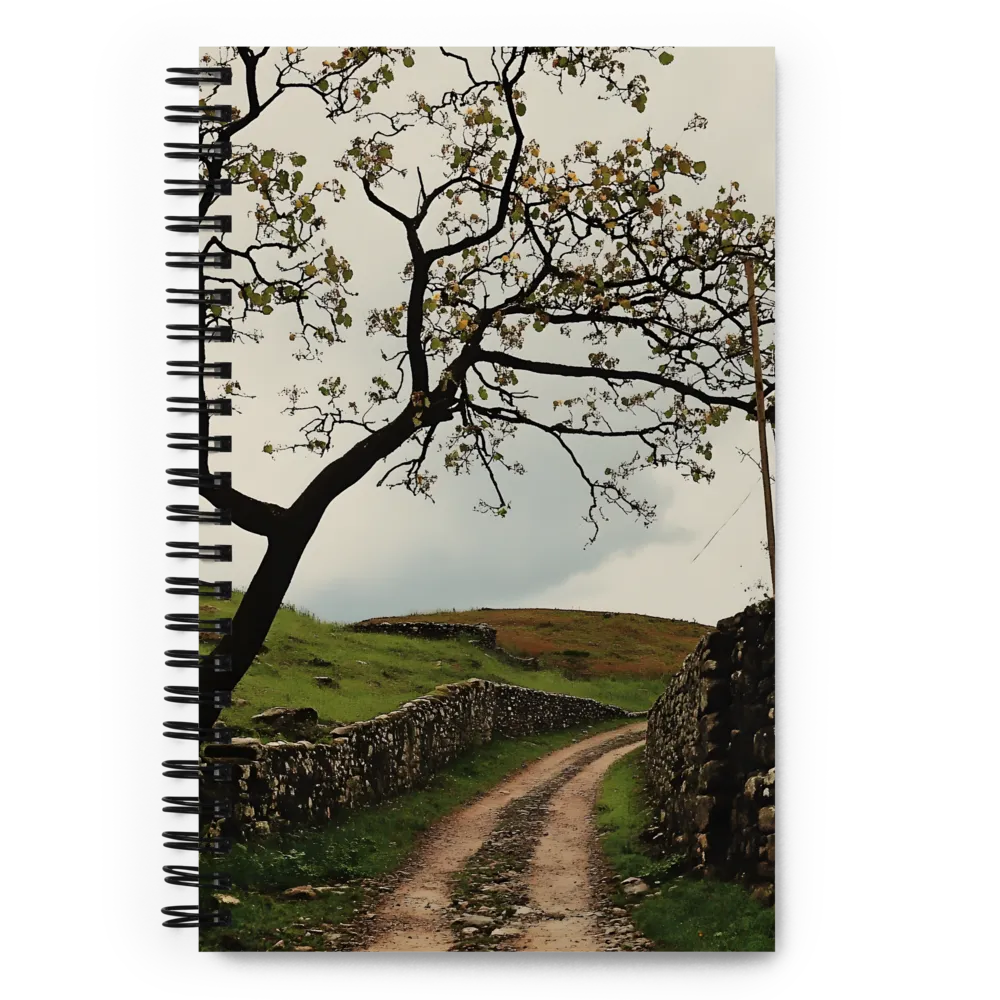 Winding Path Through Hills 
 Spiral Notebook | 140 pages