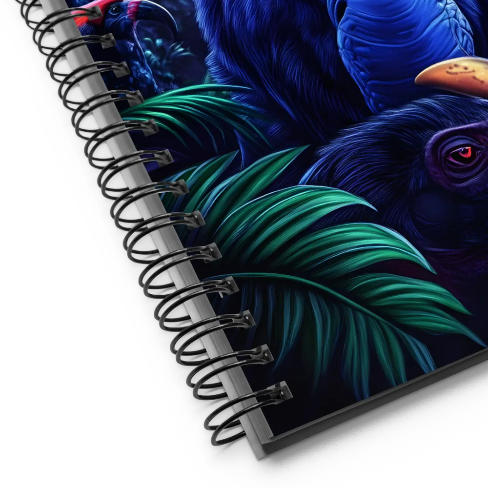 Bioluminescent Jungle Denizens 
 Spiral Notebook | 140 pages