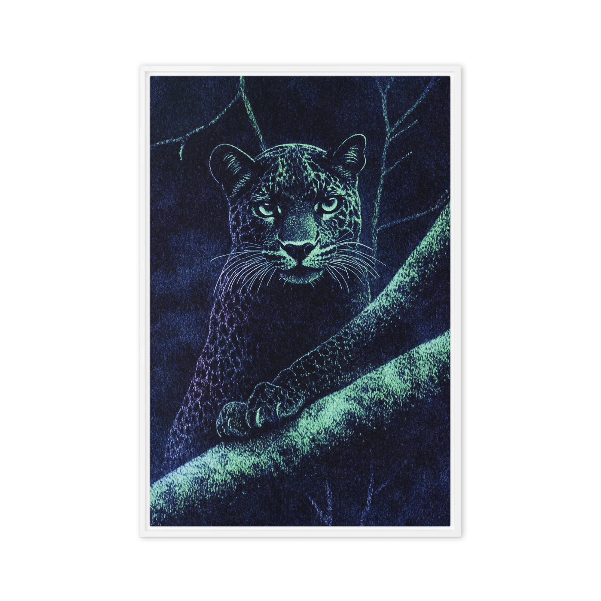 Neon Jungle Predator | Art Print