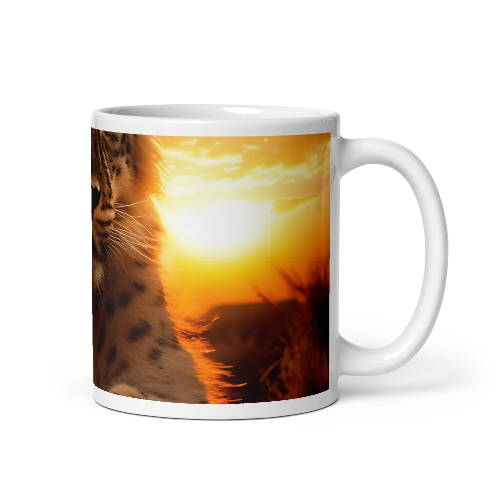 Regal Presence: The Leopard at Sunset