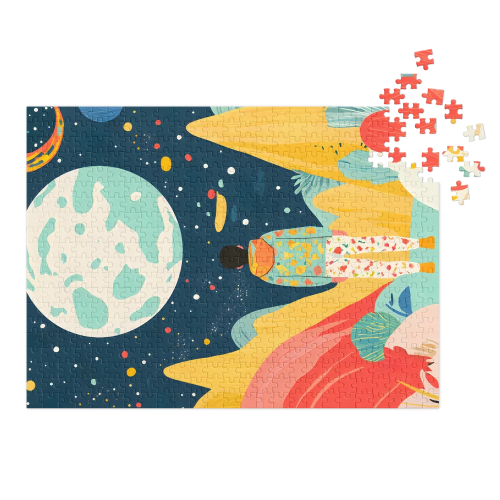 Cosmic Journey 
 Jigsaw Puzzle in Tin Box