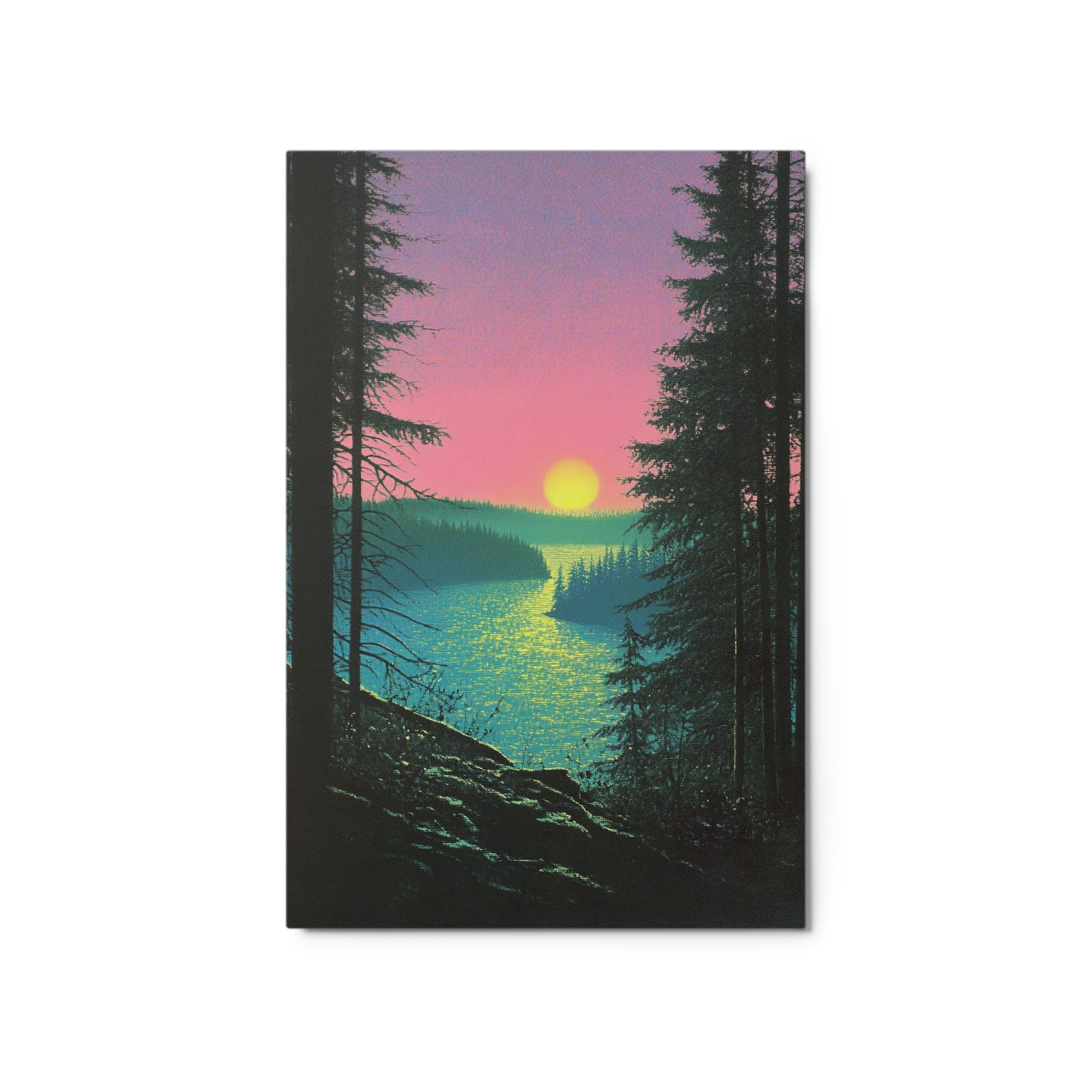 Surreal Sunset Landscape