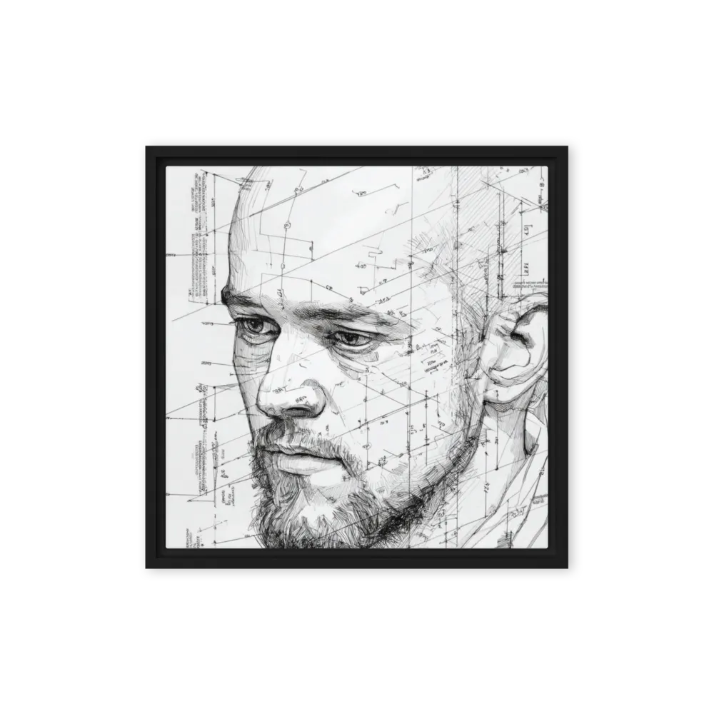 The Anatomy of Thought 
 Canvas | 18″x 18″