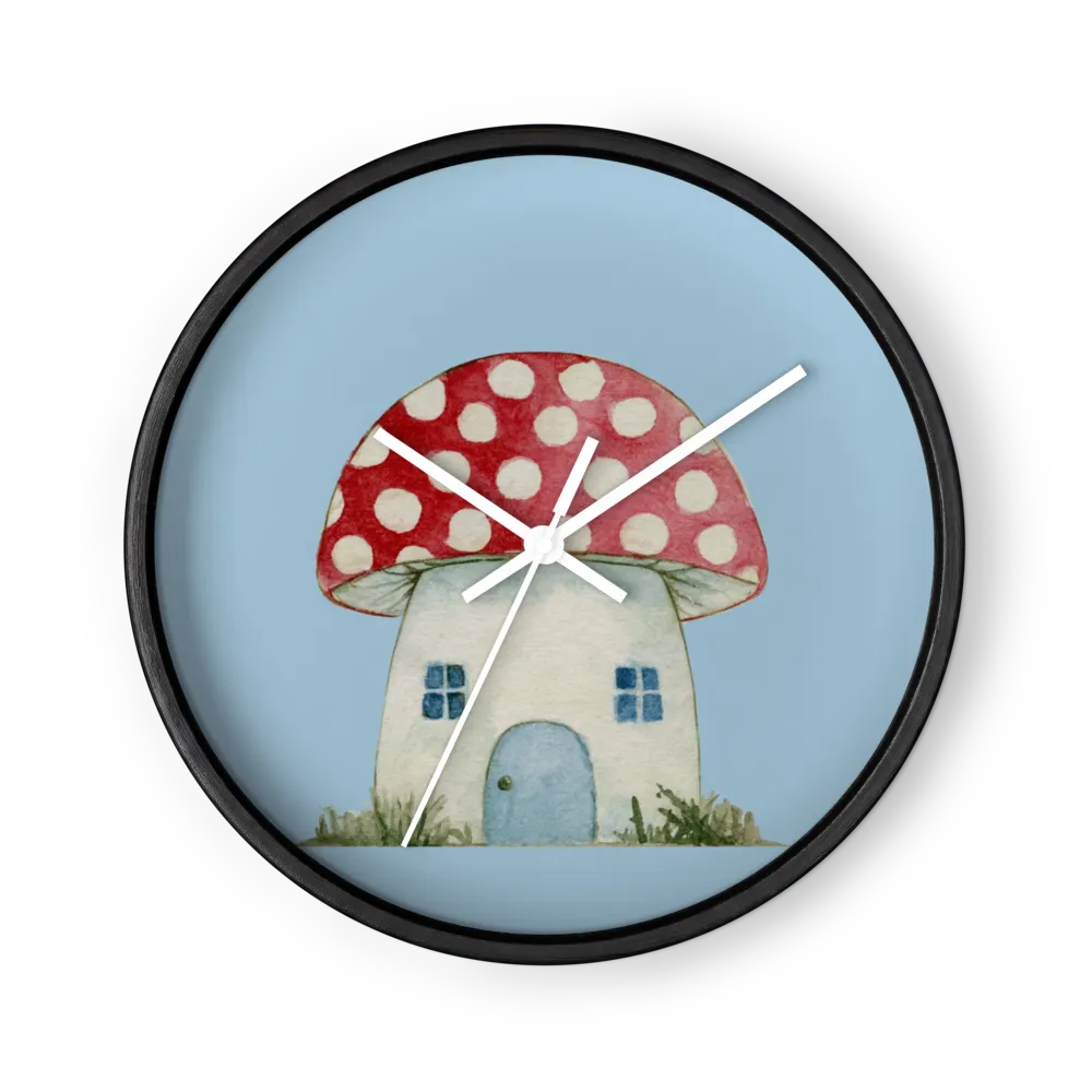 The Mushroom Cottage | Wall Clock