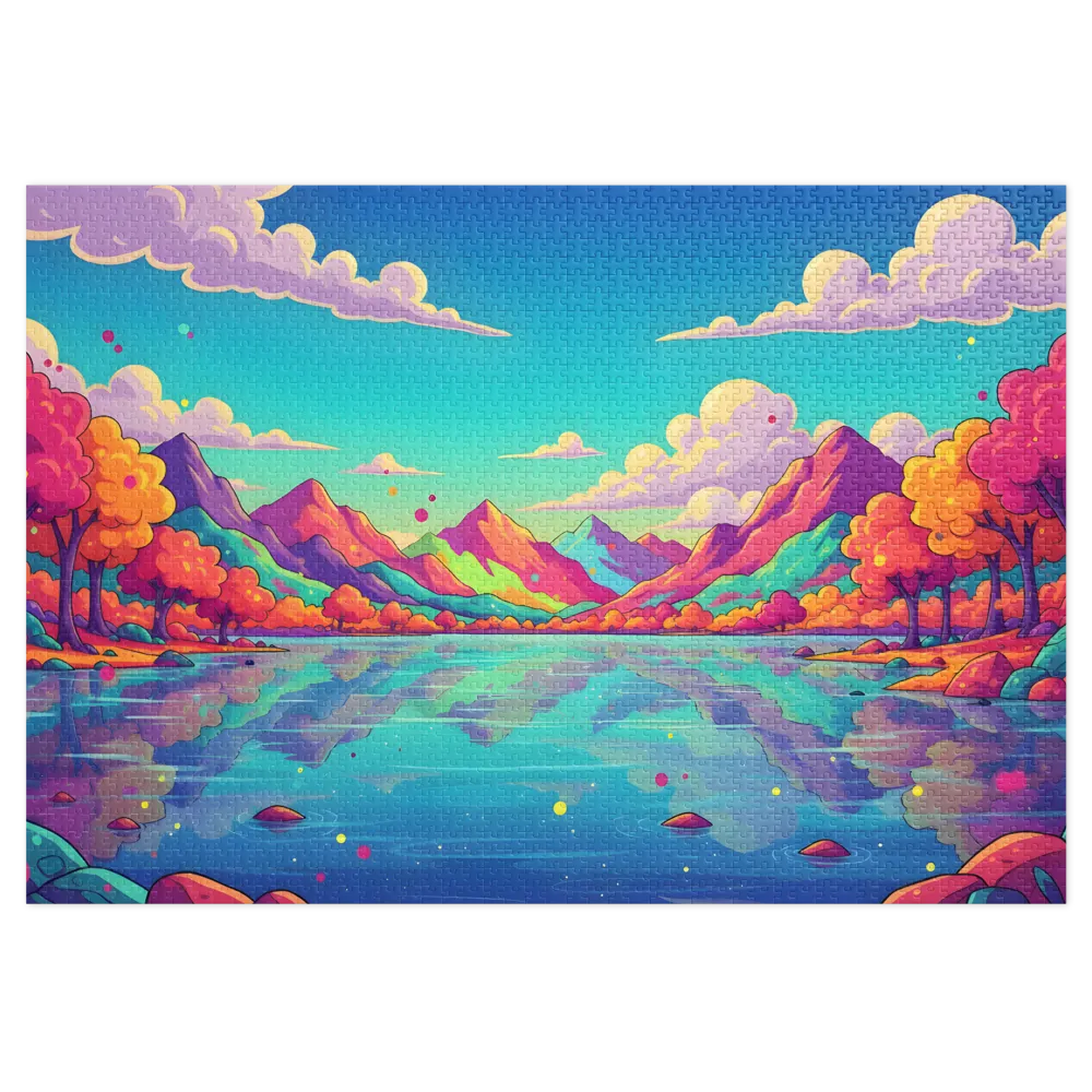 Kaleidoscope Waters 
 Jigsaw Puzzle in Tin Box