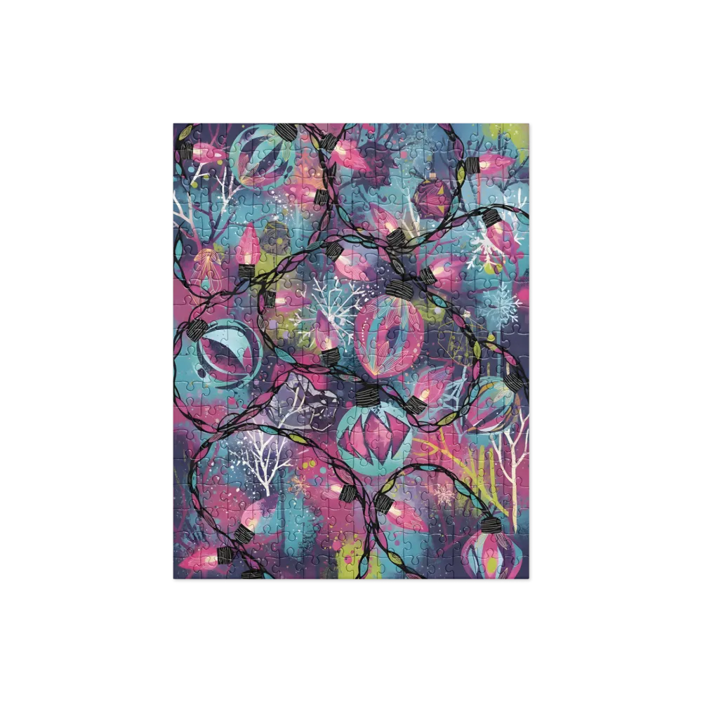 Holiday Lights Pattern 
 Jigsaw Puzzle