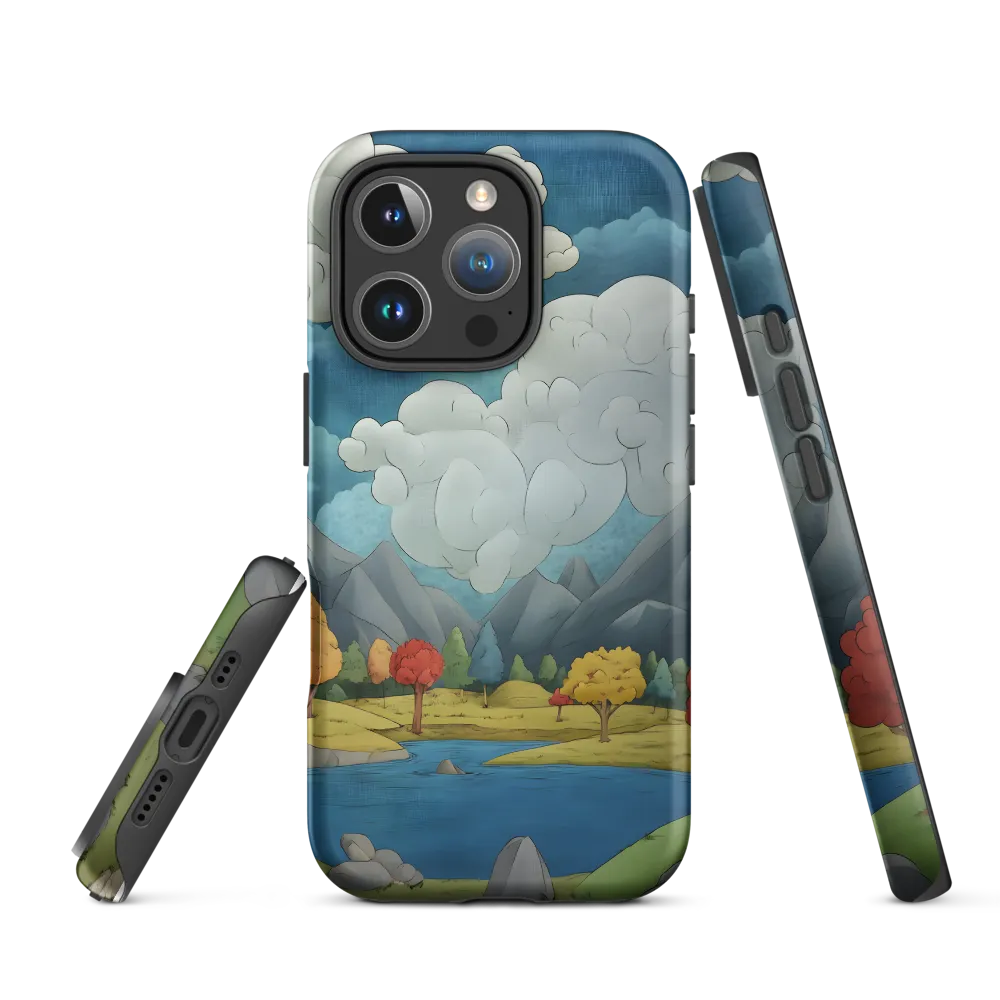 Whimsical Cartoon Landscape