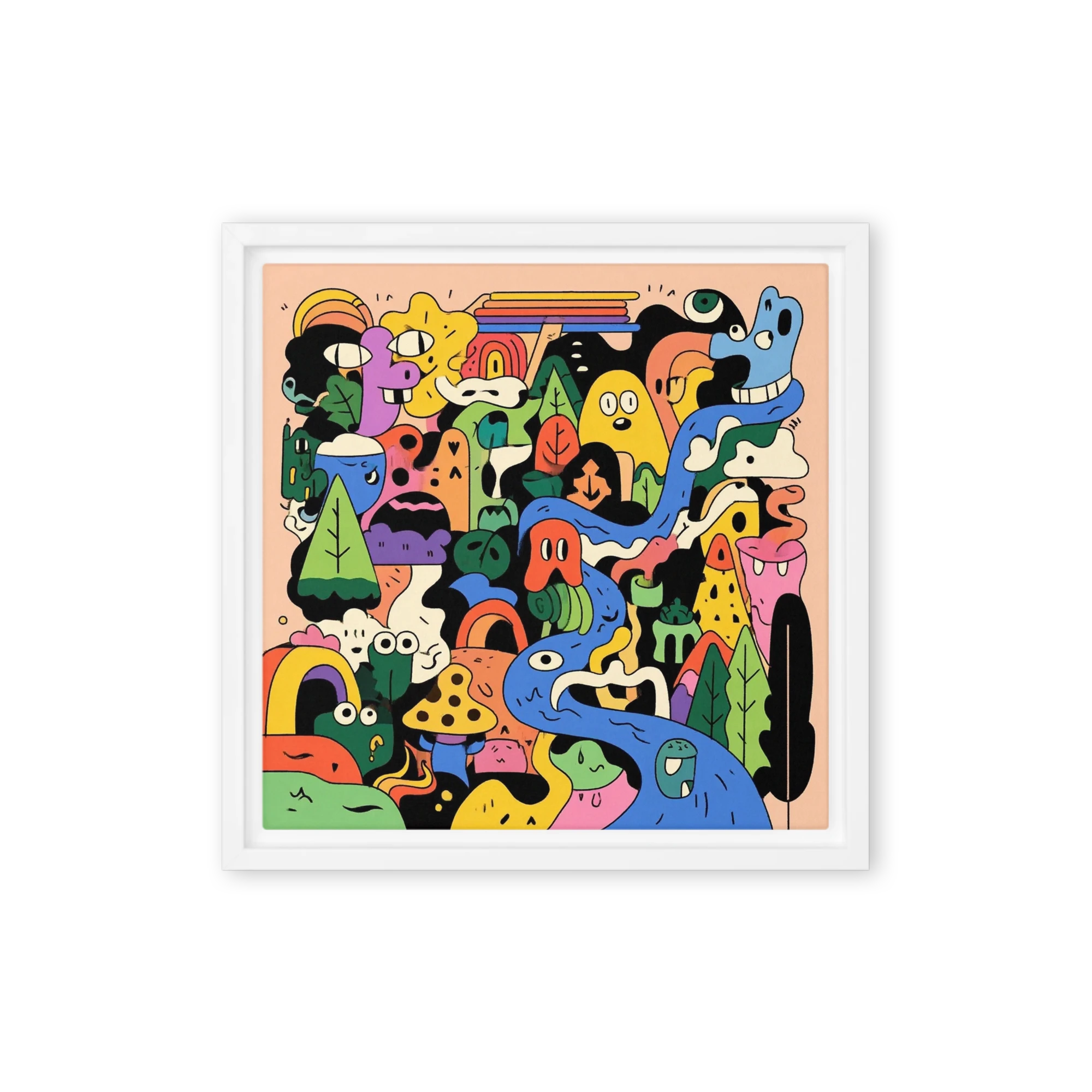 Colorful Doodle World