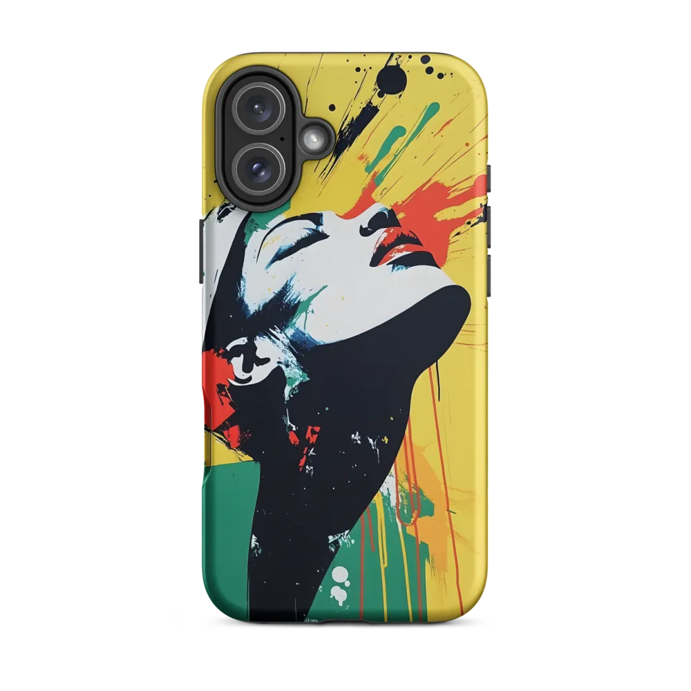 Vibrant Pop Art Woman Portrait | Phone Case