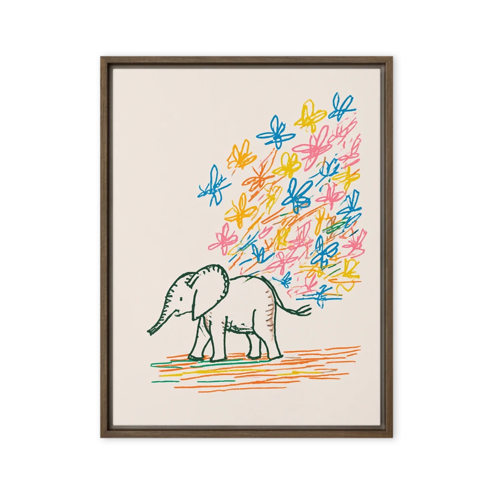 Jumbo's Butterflies | Art Print