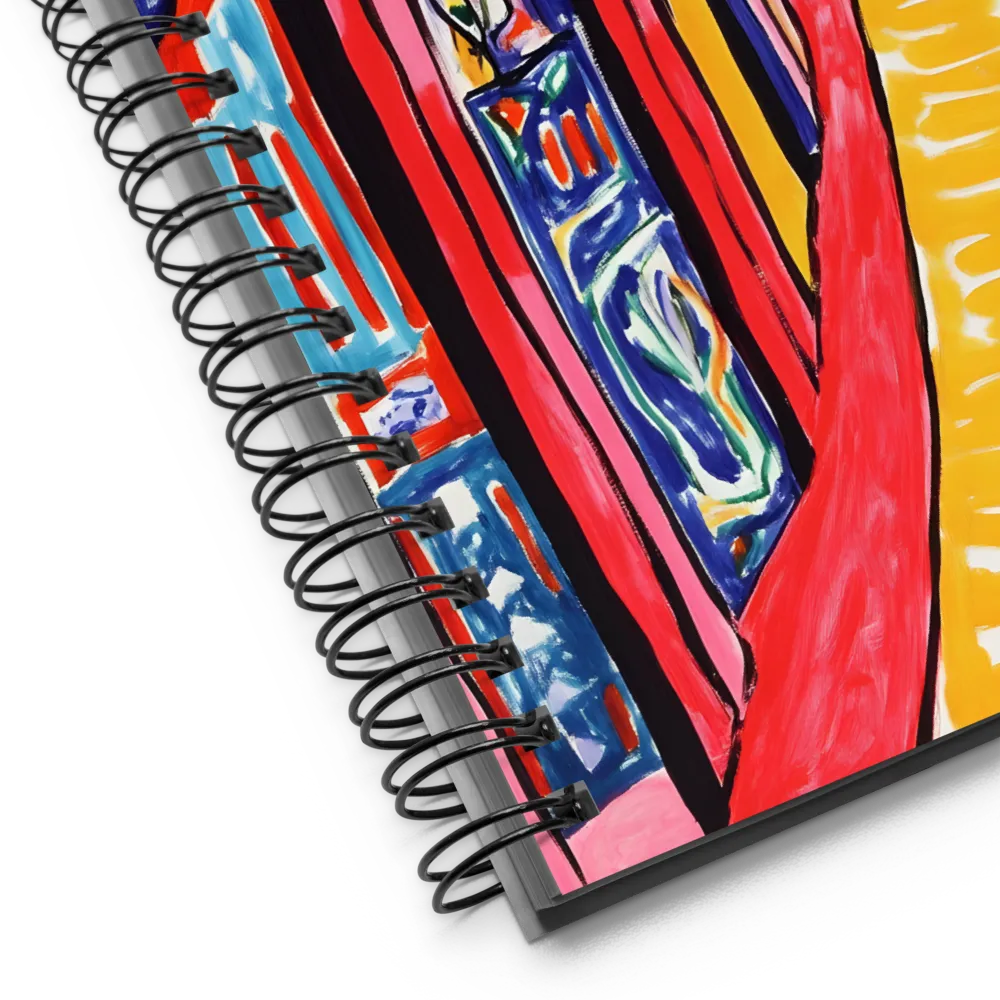 Labyrinthine Cityscape 
 Spiral Notebook | 140 pages