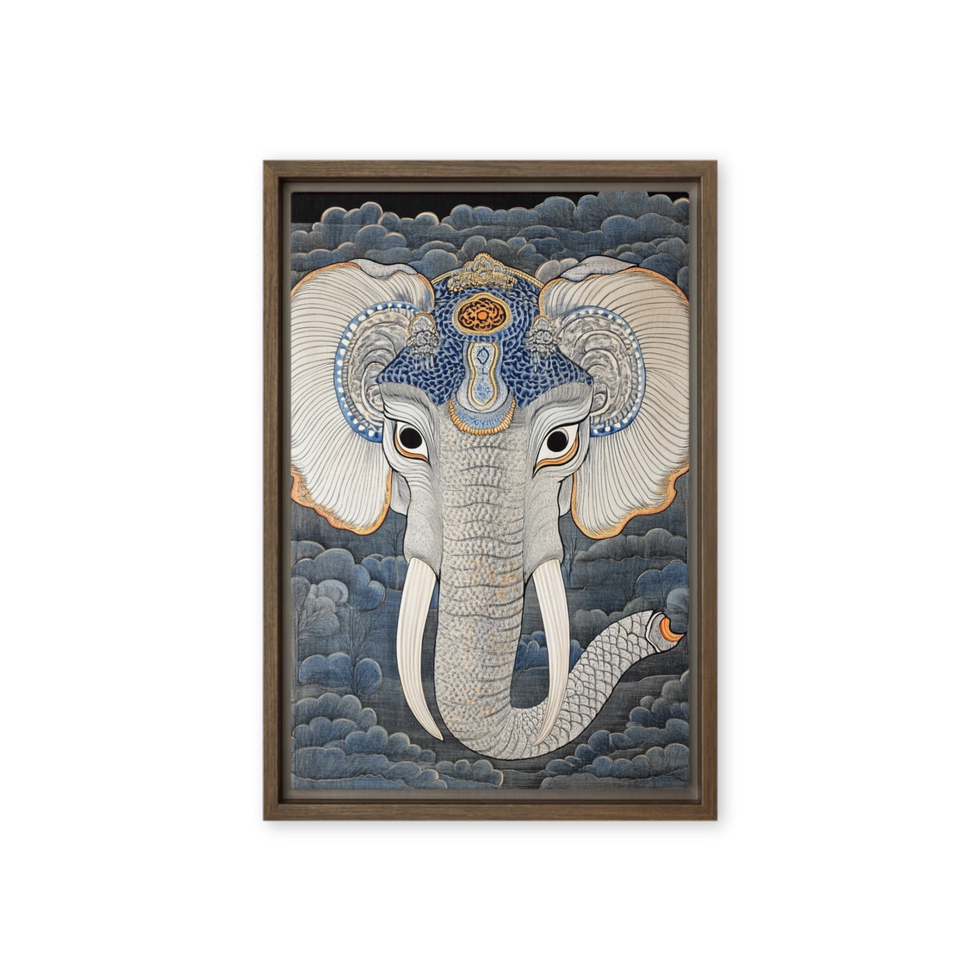 Ornate Elephant Portrait | Art Print