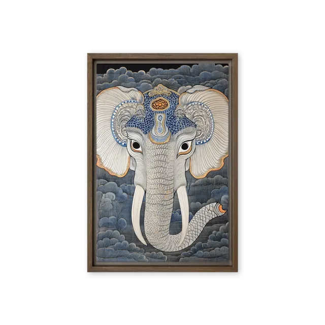 Ornate Elephant Portrait | Art Print