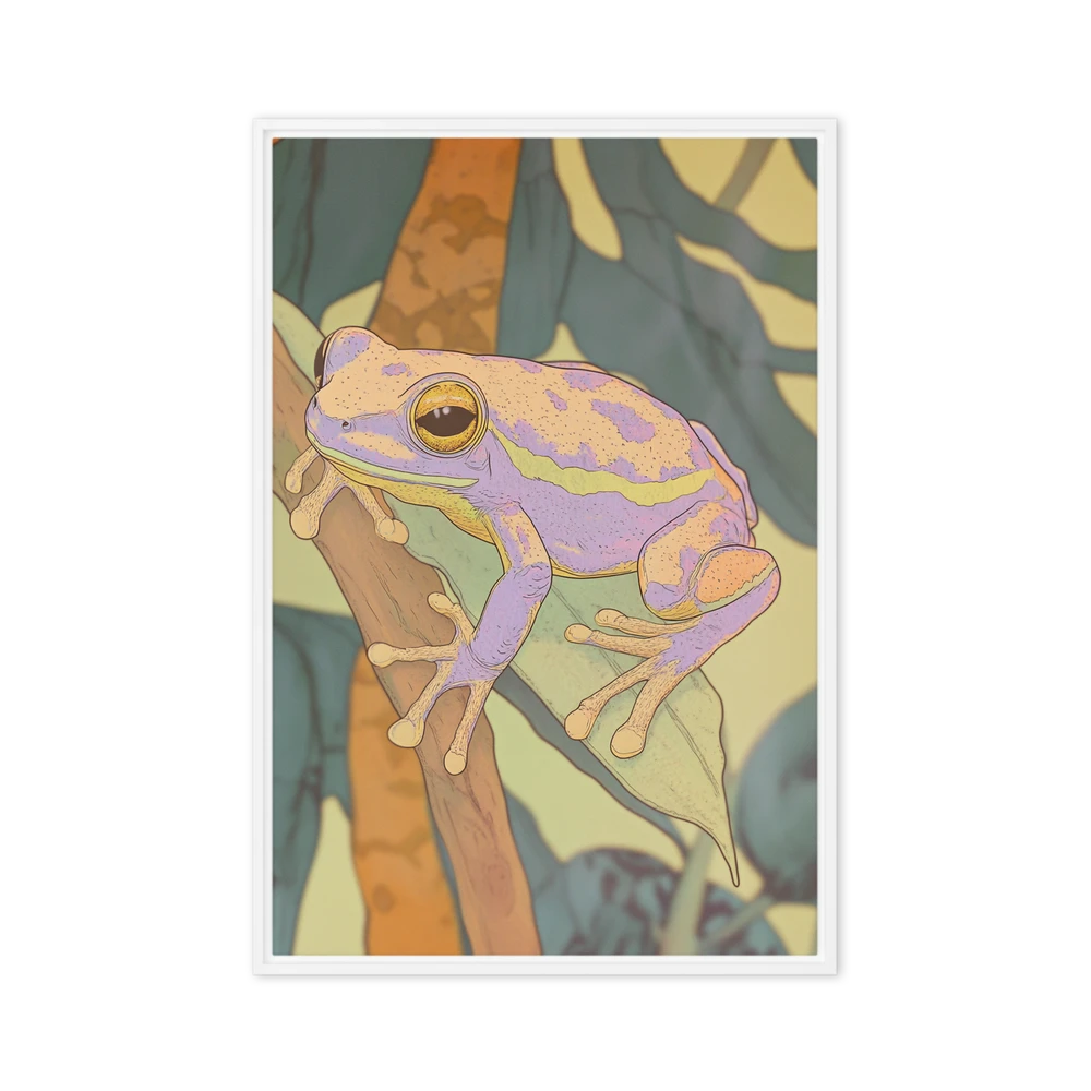The Purple Tree Frog | Art Print