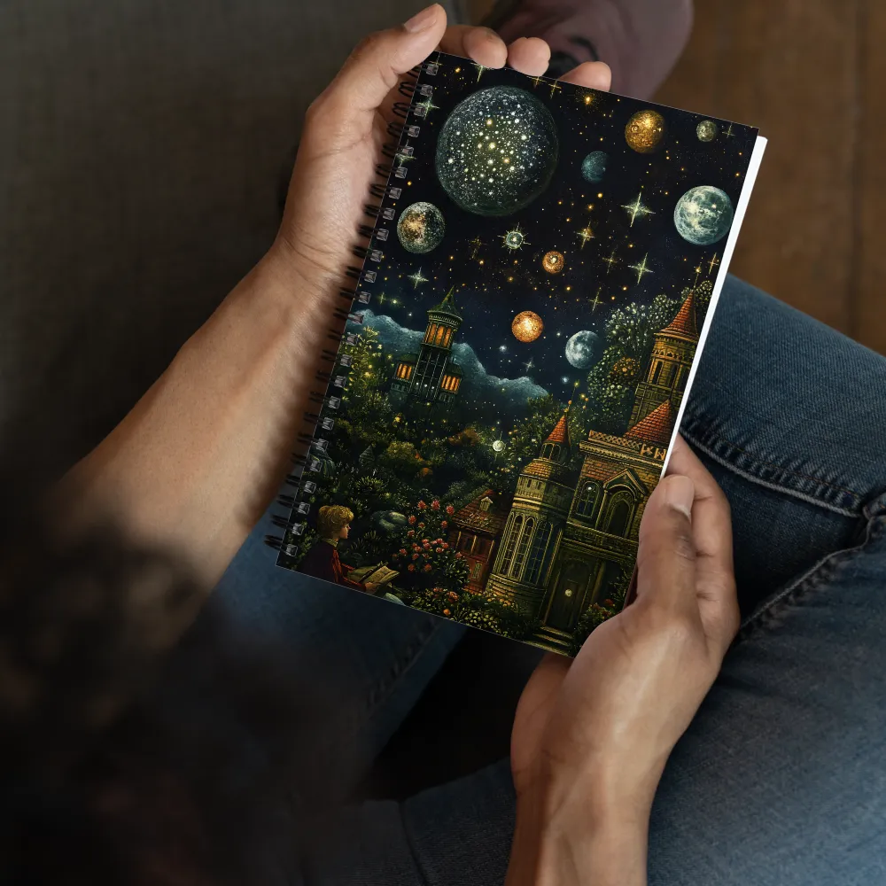 Celestial Garden Dream 
 Spiral Notebook | 140 pages