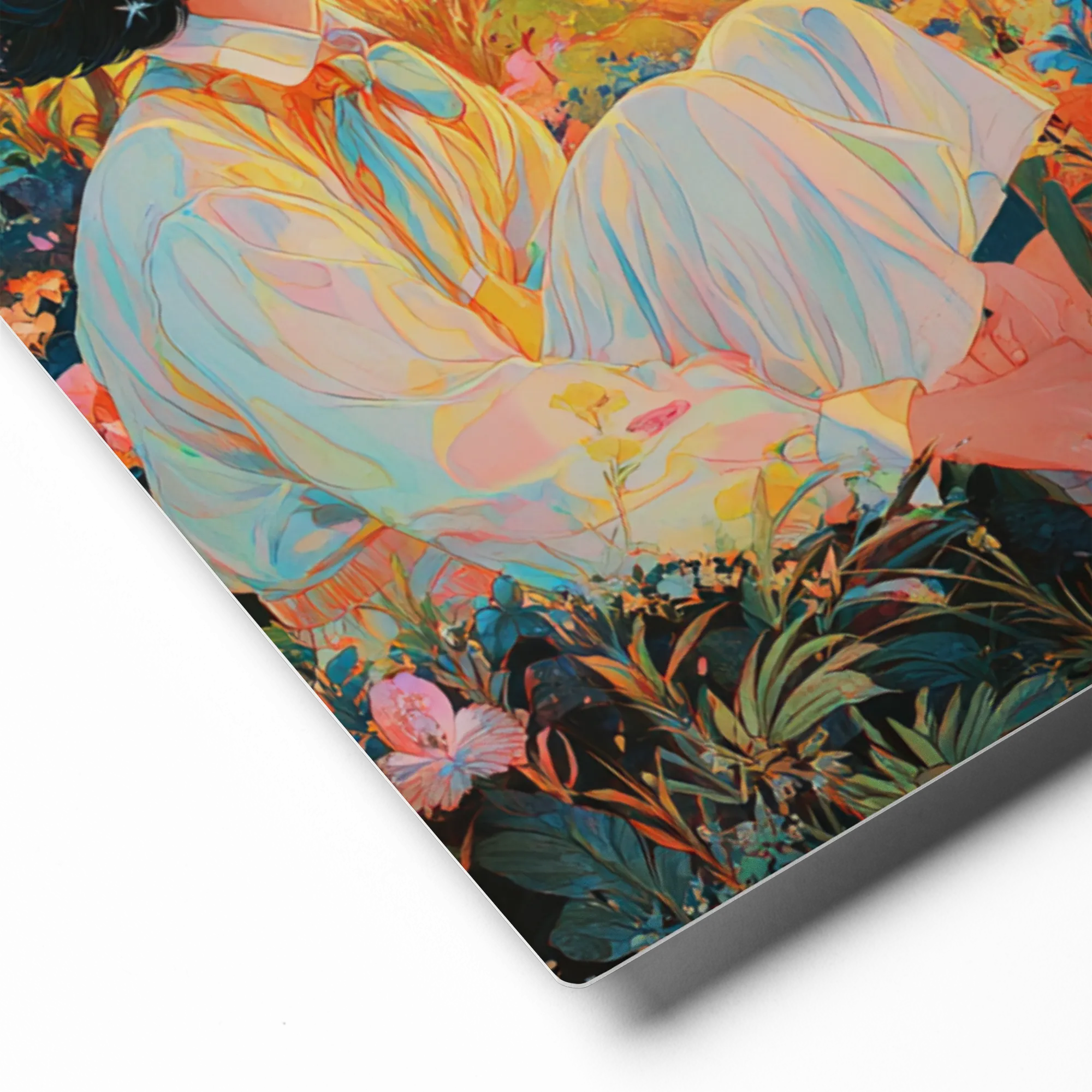 Golden Reverie 
 Canvas with Brown Frame
