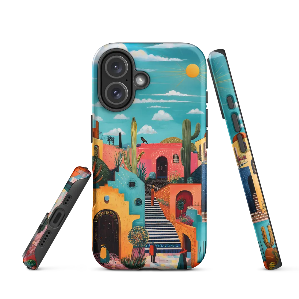 Vibrant Village Landscape | Phone Case