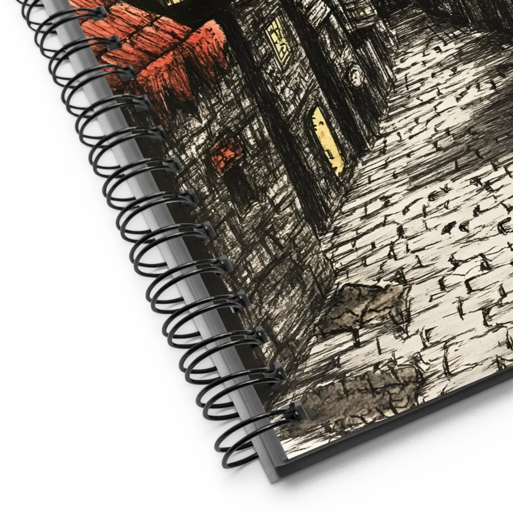 Dystopian City Alley 
 Spiral Notebook | 140 pages