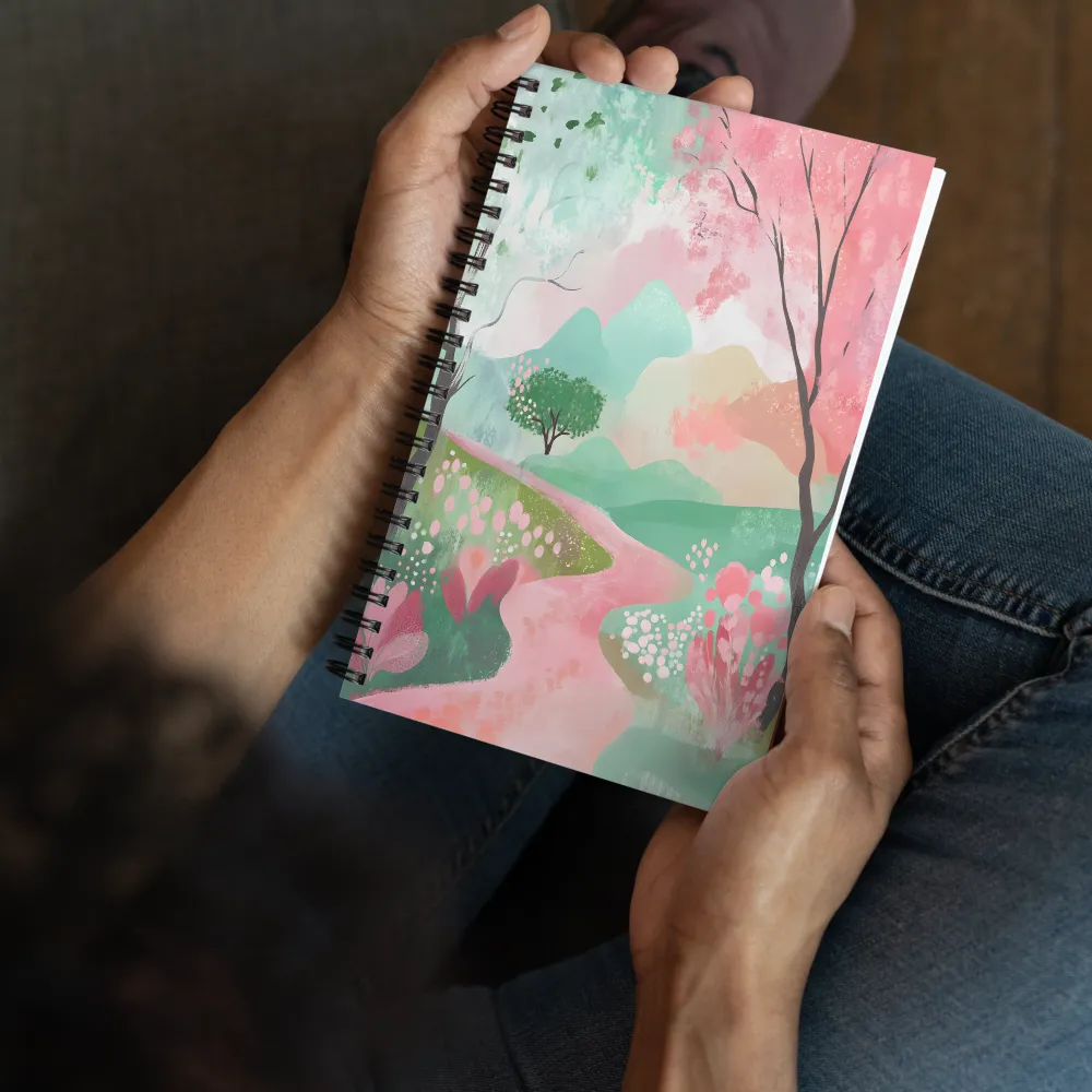 Spring Path Serenity 
 Spiral Notebook | 140 pages