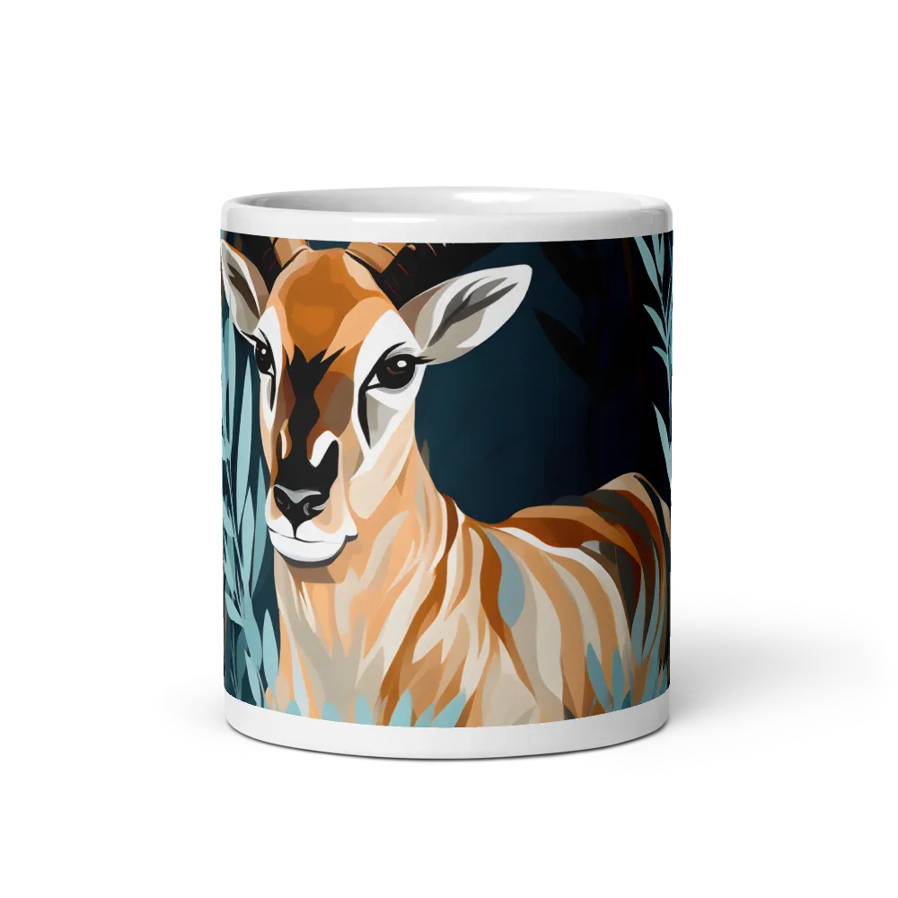 Art Nouveau Gazelle 
 Mug | 20 oz