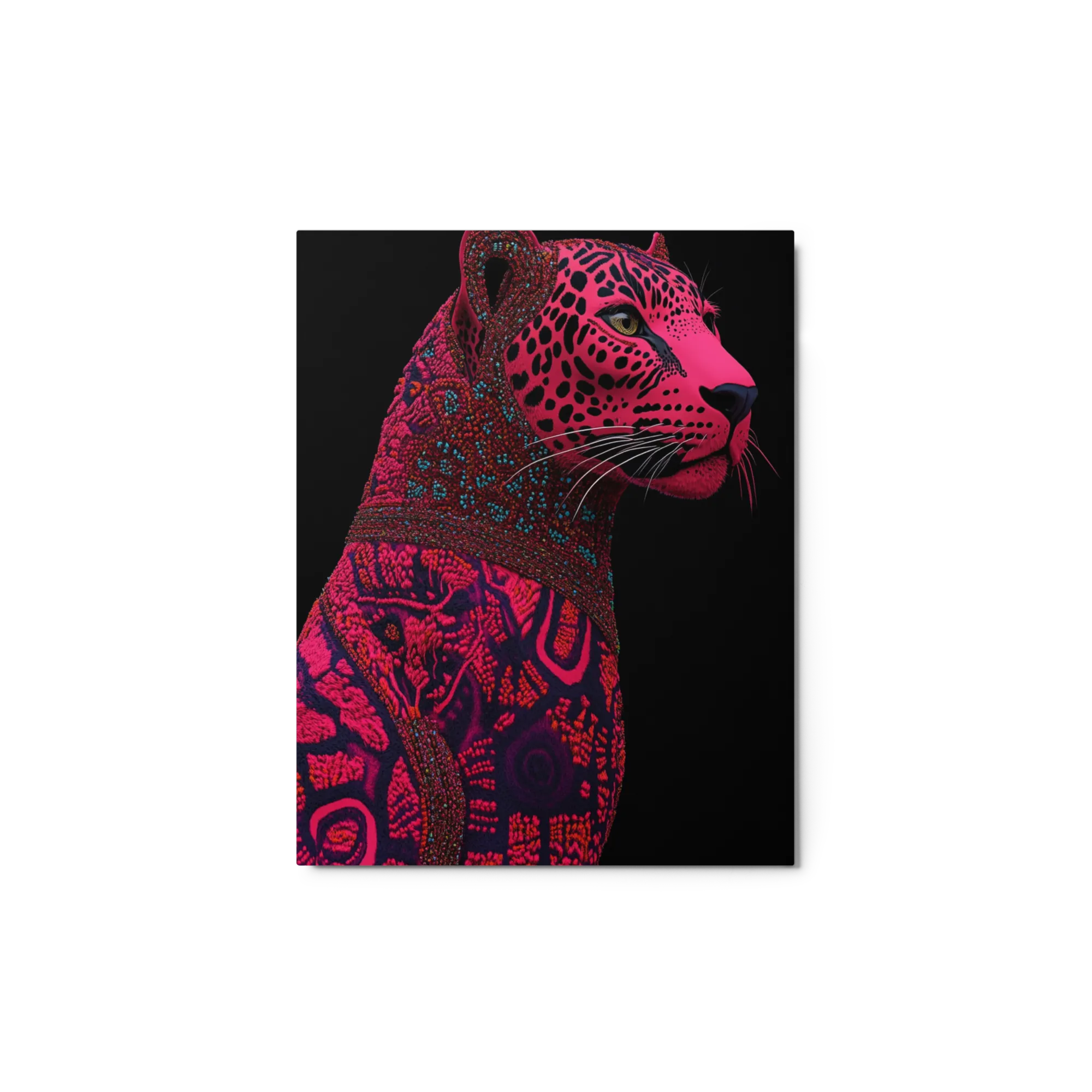 Magenta Beaded Jaguar