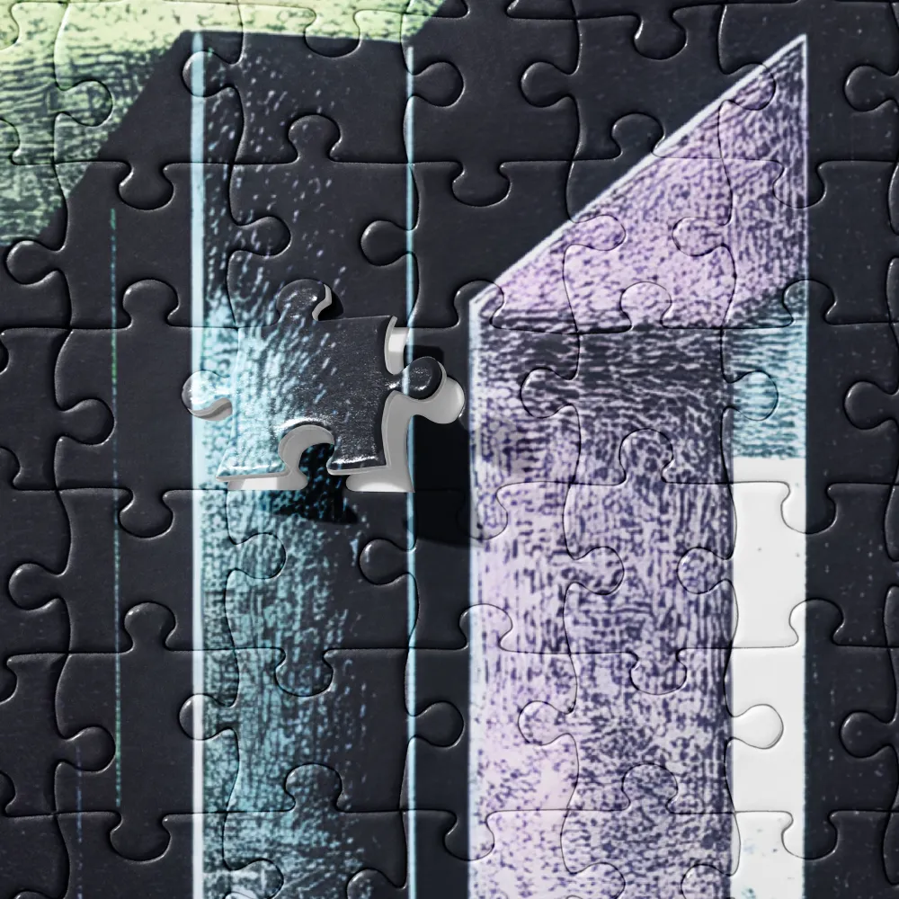 Labyrinthine Ascent 
 Jigsaw Puzzle in Tin Box