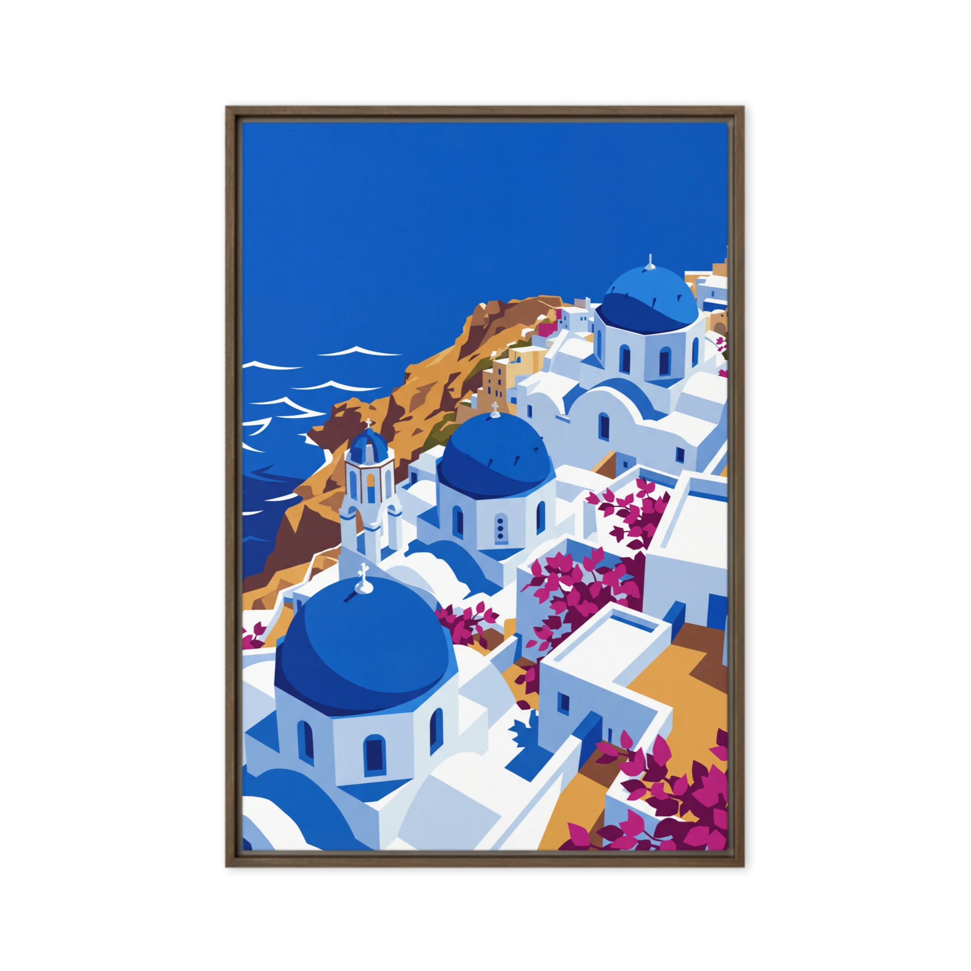 Santorini Cliffside Village