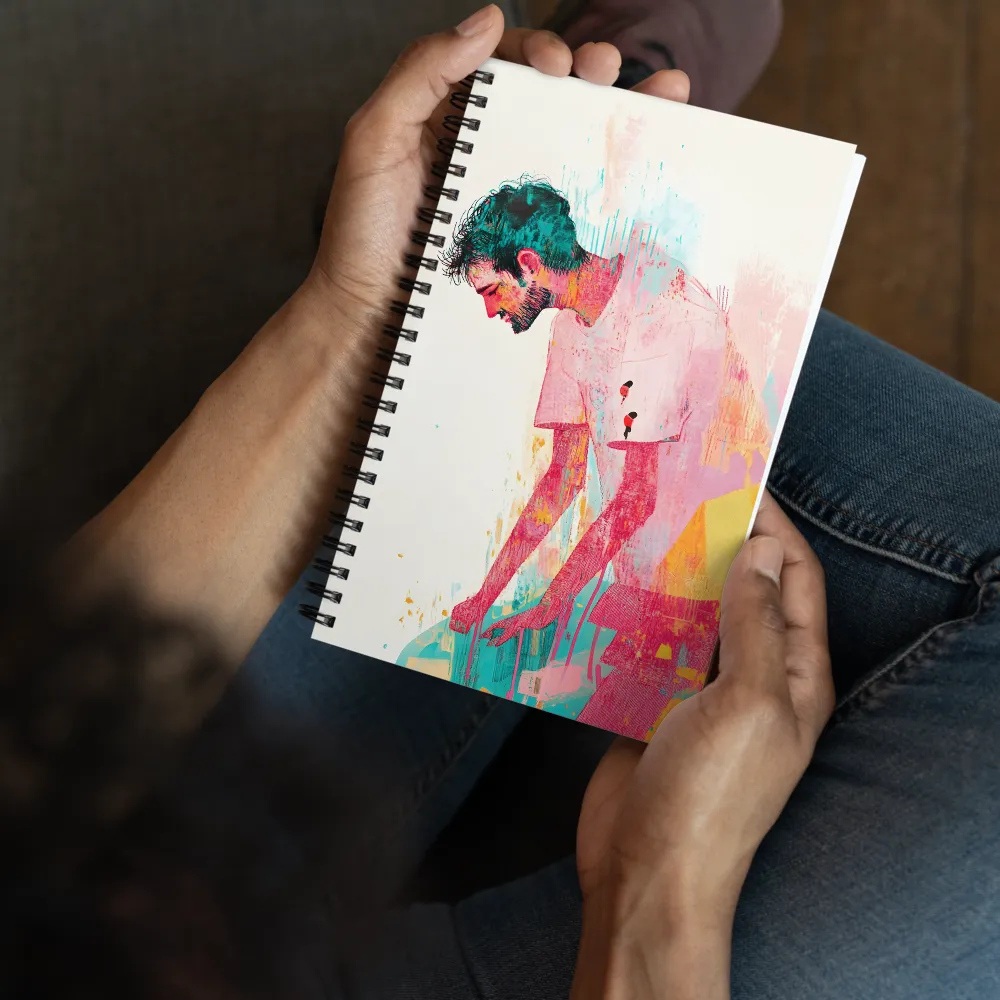 Colorful Painter's Gaze 
 Spiral Notebook | 140 pages