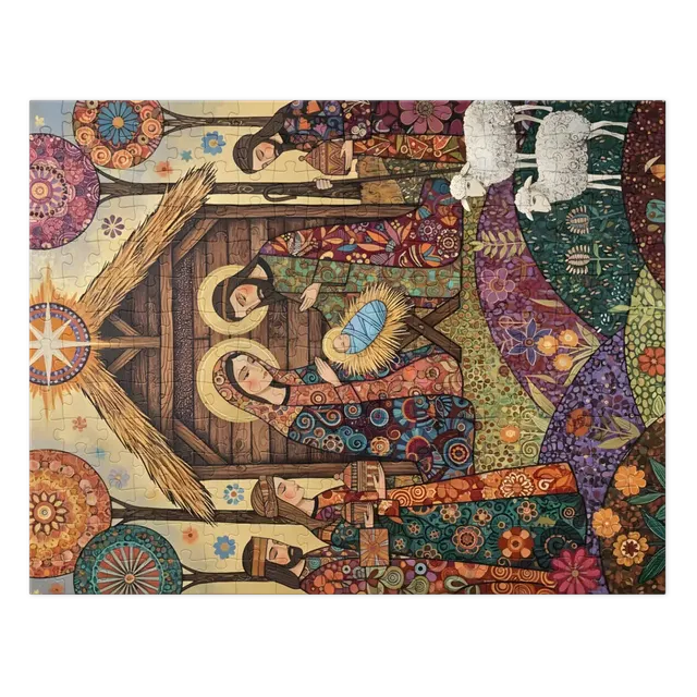 Floral Nativity | Jigsaw Puzzles