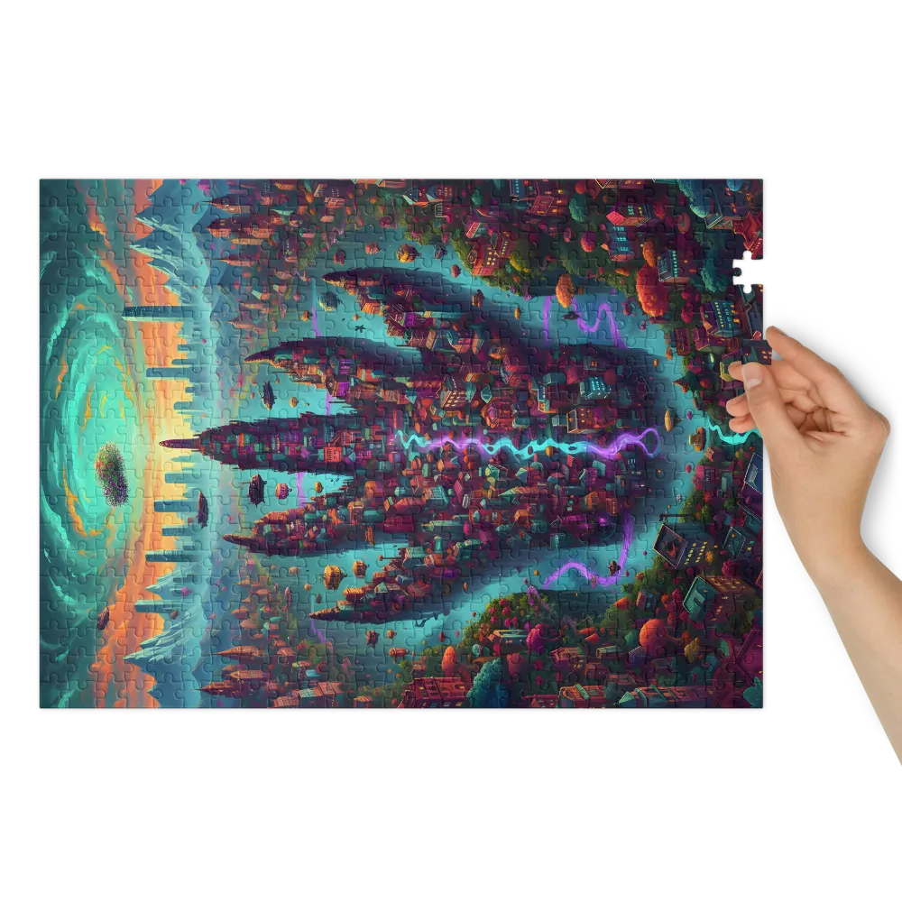 Otherworldly Floating City | Jigsaw Puzzles