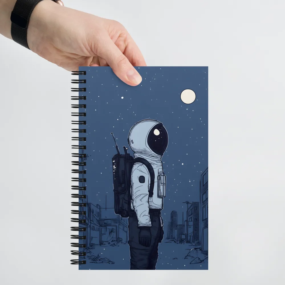Stargazer in the City 
 Spiral Notebook | 140 pages