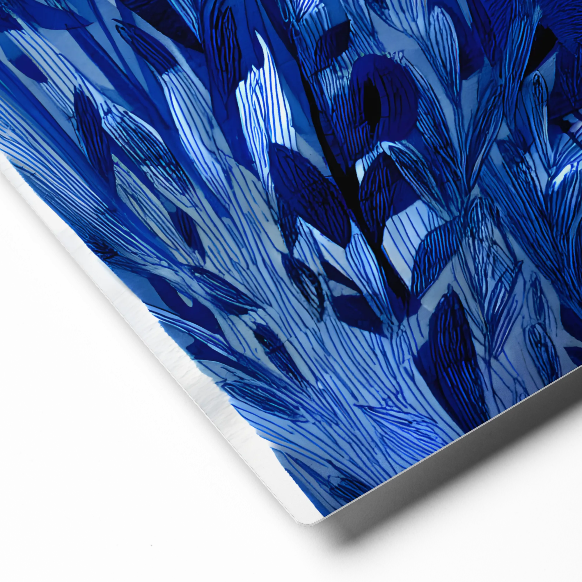 Azure Canopy 
 Canvas with Brown Frame