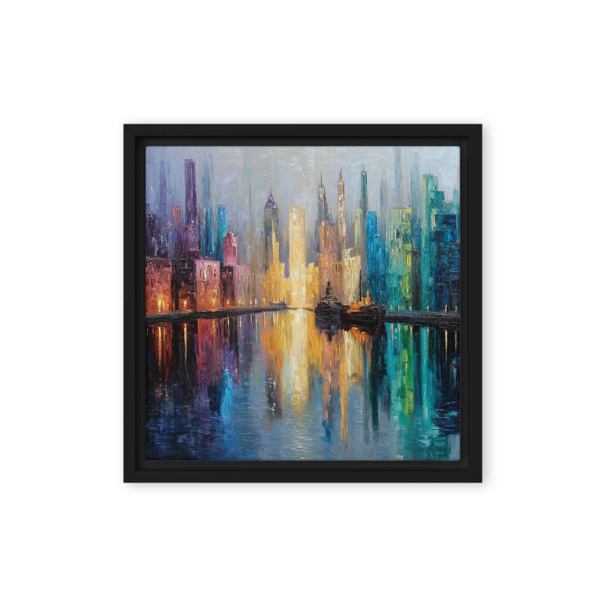 Rainbow Harbor | Art Print