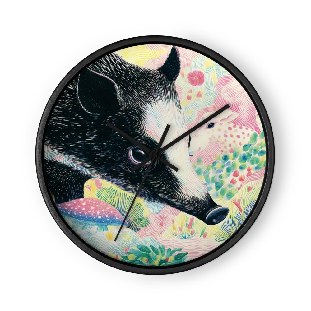 Enchanted Wild Boar | Wall Clock