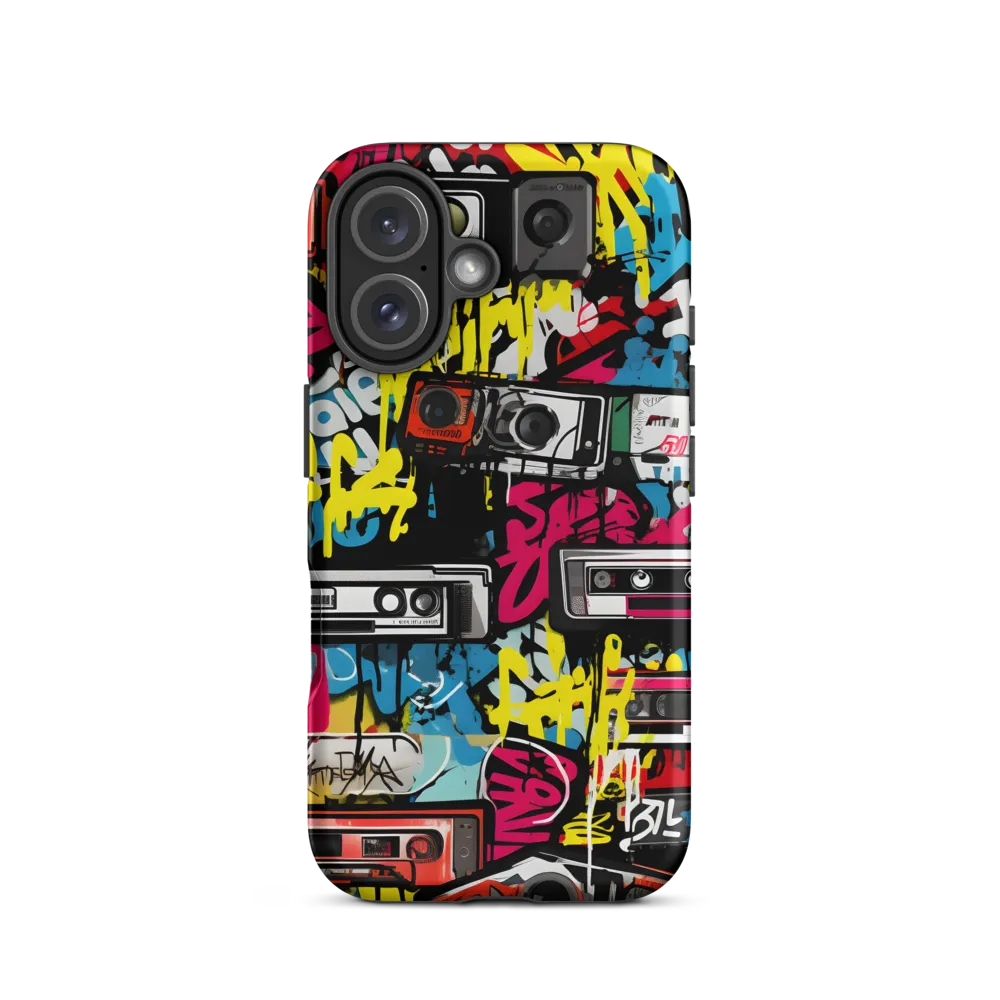 Graffiti Cassette Tape and Boombox Design | Phone Case