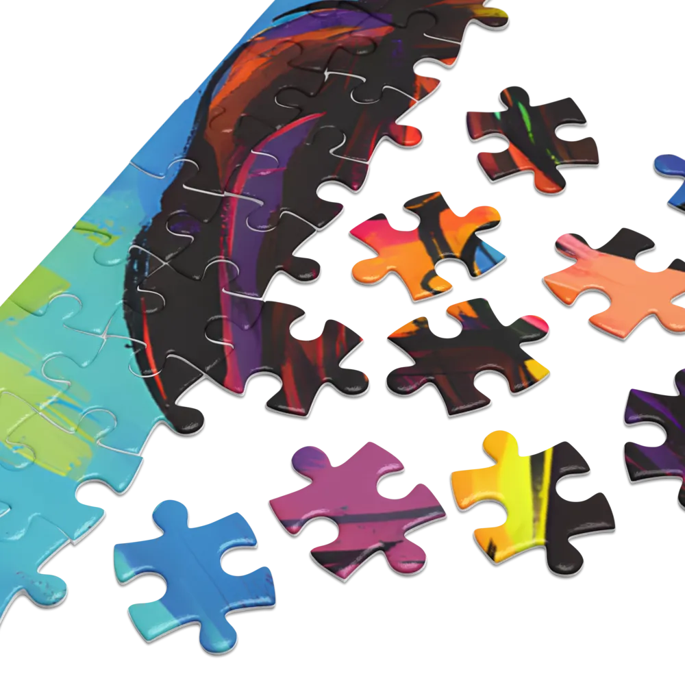 Vibrant Female Character Portrait | Jigsaw Puzzle (252/520 pieces)