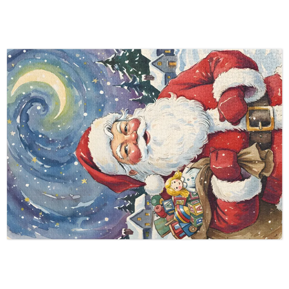 Santa's Starry Night | Jigsaw Puzzles